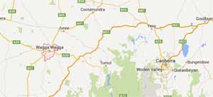 Wagga Wagga map - Google